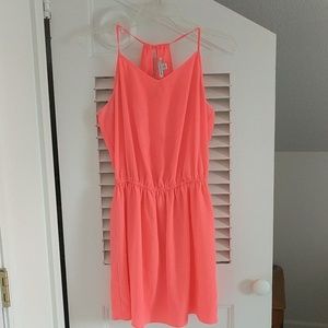 Neon pink AEO dress